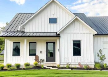 25+ White Board and Batten Exteriors That Prove Minimalism is the New ...